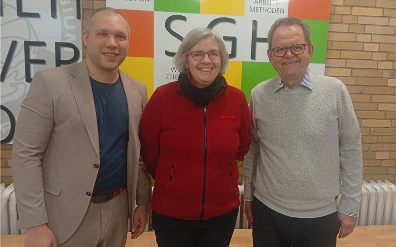 Die neue Vorstandschaft des Herrenberger SGH-Fördervereins (von links): Oliver Fritsch, Birgit Staemmler-Fricke und Kurt Schmid. GB-Foto: gb