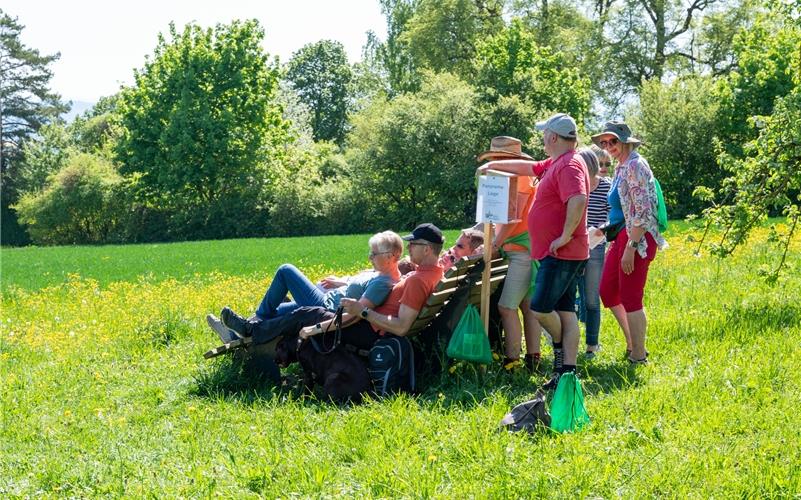 Die neuen Rundwanderwege führen in Haslach auch zu den Himmelsliegen.GB-Foto: Vecsey