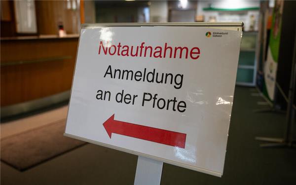 Die schwer verletzte Frau wurde in der Notaufnahme der Nagolder Klinik behandelt. GB-Foto: Schmidt