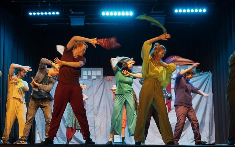 „Die stumme Symphonie“: Annika Matthäus hat mit der Stuttgarter Hochschulgruppe Crescendo ein eigenes Musical auf die Beine gestellt.GB-Fotos: gb