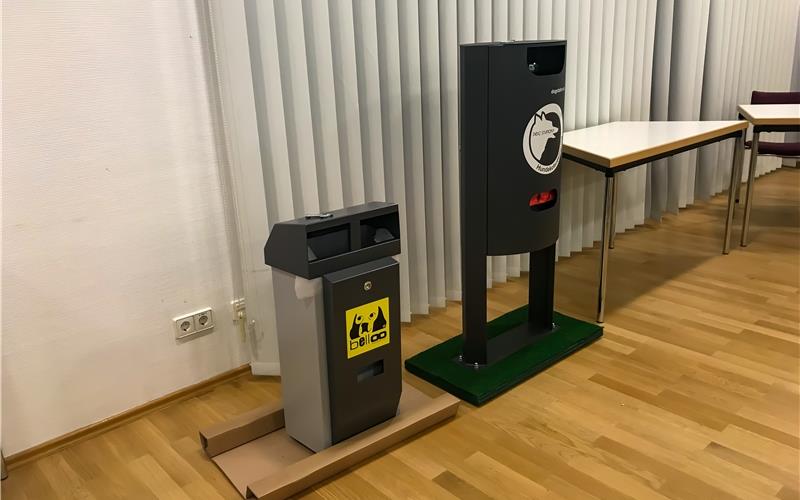 Pro Ortsteil bald vier Standorte Diese Hundekotstationen nahm der Gemeinderat ins Visier GB-Foto: Geisel