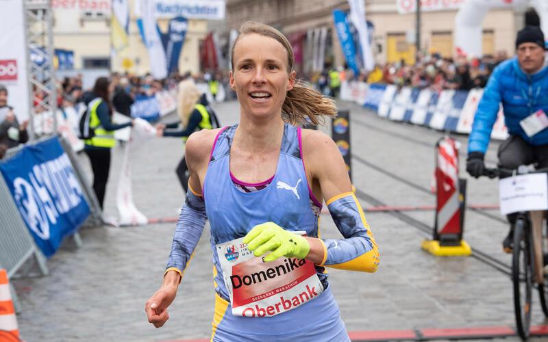 Domenika Mayer ist zurzeit in einer starken Form. GB-Foto: Eibner