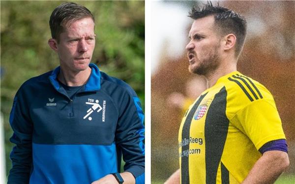 Dominik Kreiß (links) holt Jens Egeler beim TSV Hildrizhausen ins Trainer-Boot. GB-Fotos: Vecsey/Schmidt