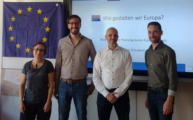 Drei Profis beim Europa-Projekttag am AGH