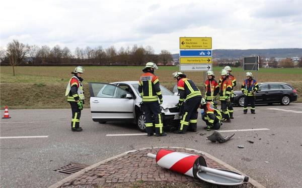 Drei Verletzte bei Verkehrsunfall auf der Südumfahrung