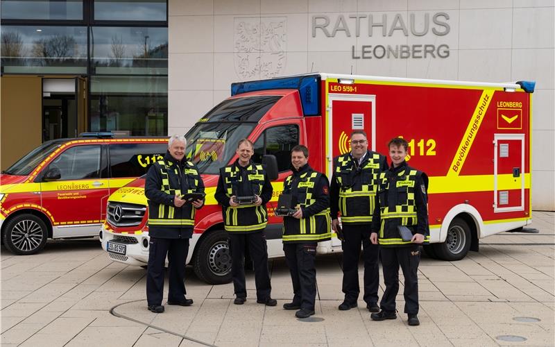 Drohne im Einsatz: „Präzise Lagebilder können im Ernstfall Leben retten.“ GB-Foto: gb