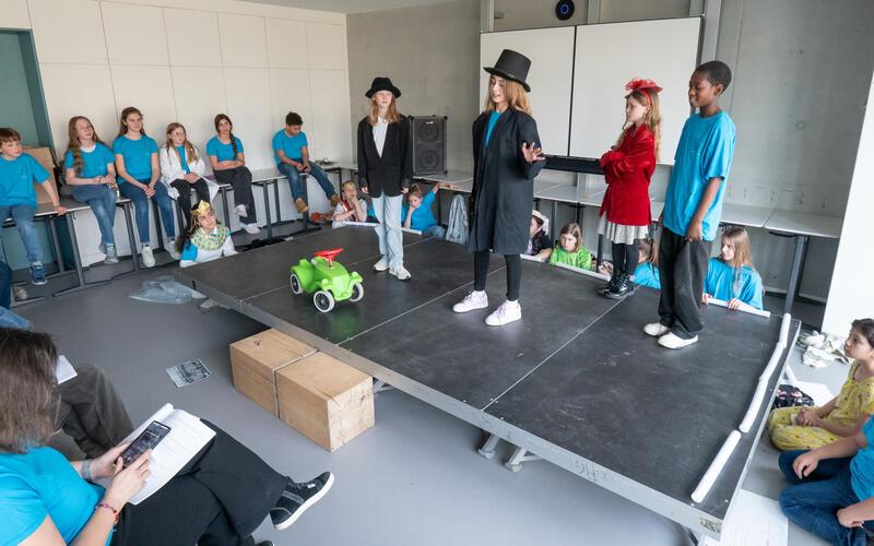 Ein Stück von Schülern für Schüler gab es am Andreae-Gymnasium. GB-Foto: Vecsey