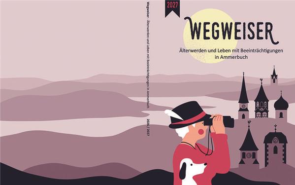 Ein Wegweiser informiert zum Älterwerden. GB-Foto: gb