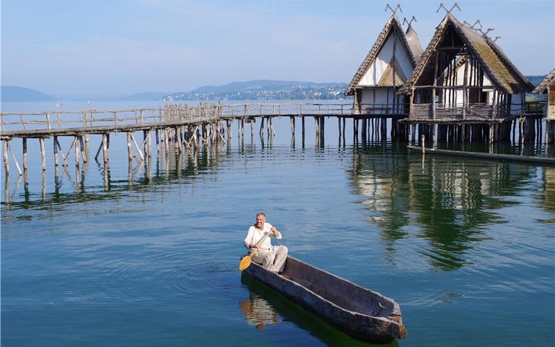 „Gäubote“-Familientour: Sommerspaß an jedem Ferientag Ein Ziel der Familien-Tour 2024: Die Pfahlbauten am Bodensee.GB-Foto (Archiv): gb
