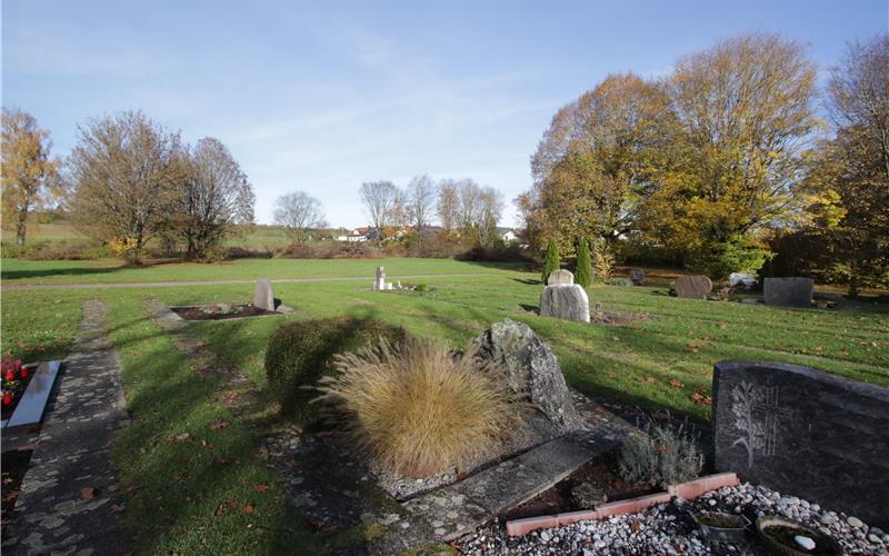 Ein bislang nicht genutzter Teil des Friedhofs wird in ein Wohngebiet umgewandelt. GB-Foto: Bäuerle