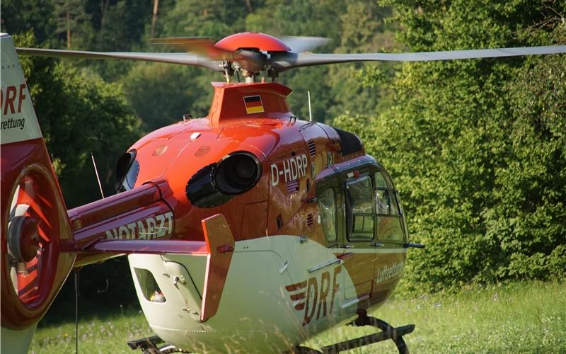 Ein neunjähriges Kind musste per Rettungshubschrauber ins Krankenhaus, nachdem es von einem Auto erfasst wurde. GB-Foto (Symbolbild): SDMG/Dettenmeyer