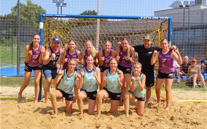 Eine eingeschworene Truppe: Die Elle Sandys hätten mit ihrem starken Auftritt in Hannover durchaus weiter vorne landen können. GB-Foto: Engau