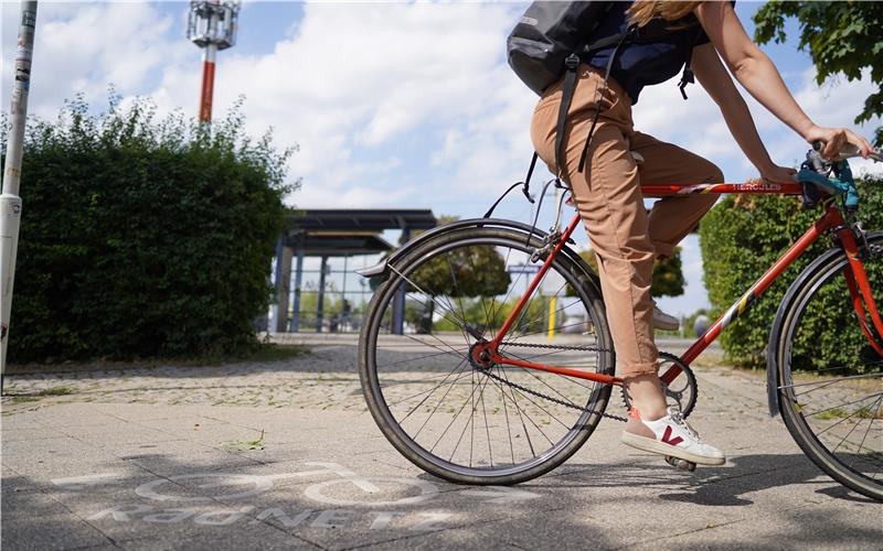 Eine fahrradfreundliche Verbindung rund um die Innenstadt soll das Radfahren für möglichst viele Menschen zur echten Alternative zum Auto machen. GB-Foto: gb