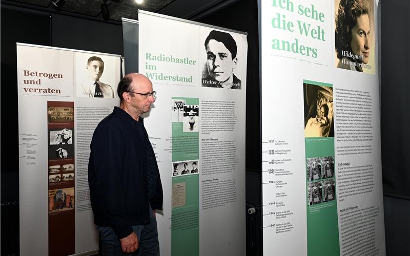 Eine neue Ausstellung der KZ-Gedenkstätte widmet sich jugendlichem Widerstand gegen den Nationalsozialismus. GB-Foto: Holom