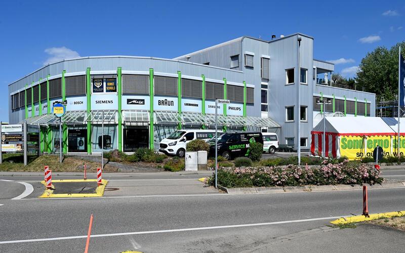 Elektro Hämmerle in Herrenberg: Unternehmen macht trotz Problemen weiter. GB-Foto: Holom