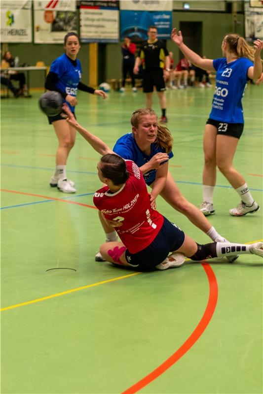 Elena Pugar (SG H2KU Herrenberg 2, #1), Yvonne Schneider (TG Biberach, #23) ,TG ...