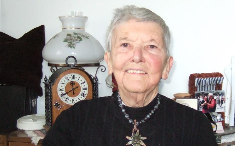 Emilie Kussmaul verstarb in der vergangenen Woche. GB-Foto: Fetzer-Hauser