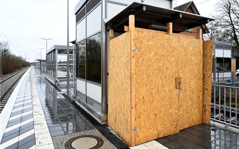 Ende April gehen die Bahnhof-Aufzüge in Nebringen in Betrieb