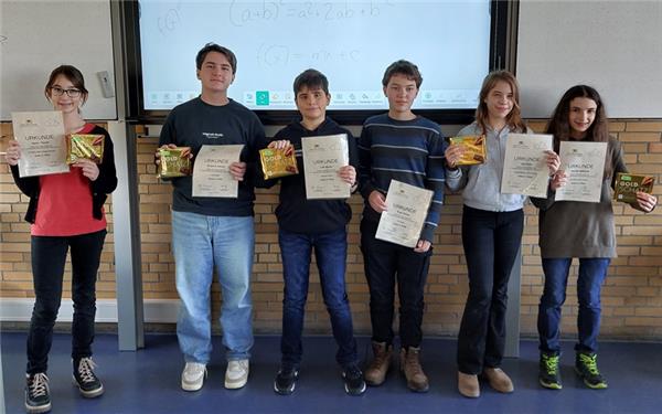 Erfolgreiche SGH-Schüler bei Mathe- und Informatik-Wettbewerb