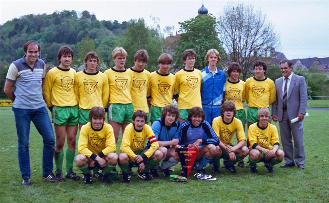 Erfolgreiches B-Jugendteam Anfang der 80er Jahre Foto (Archiv): Lalka