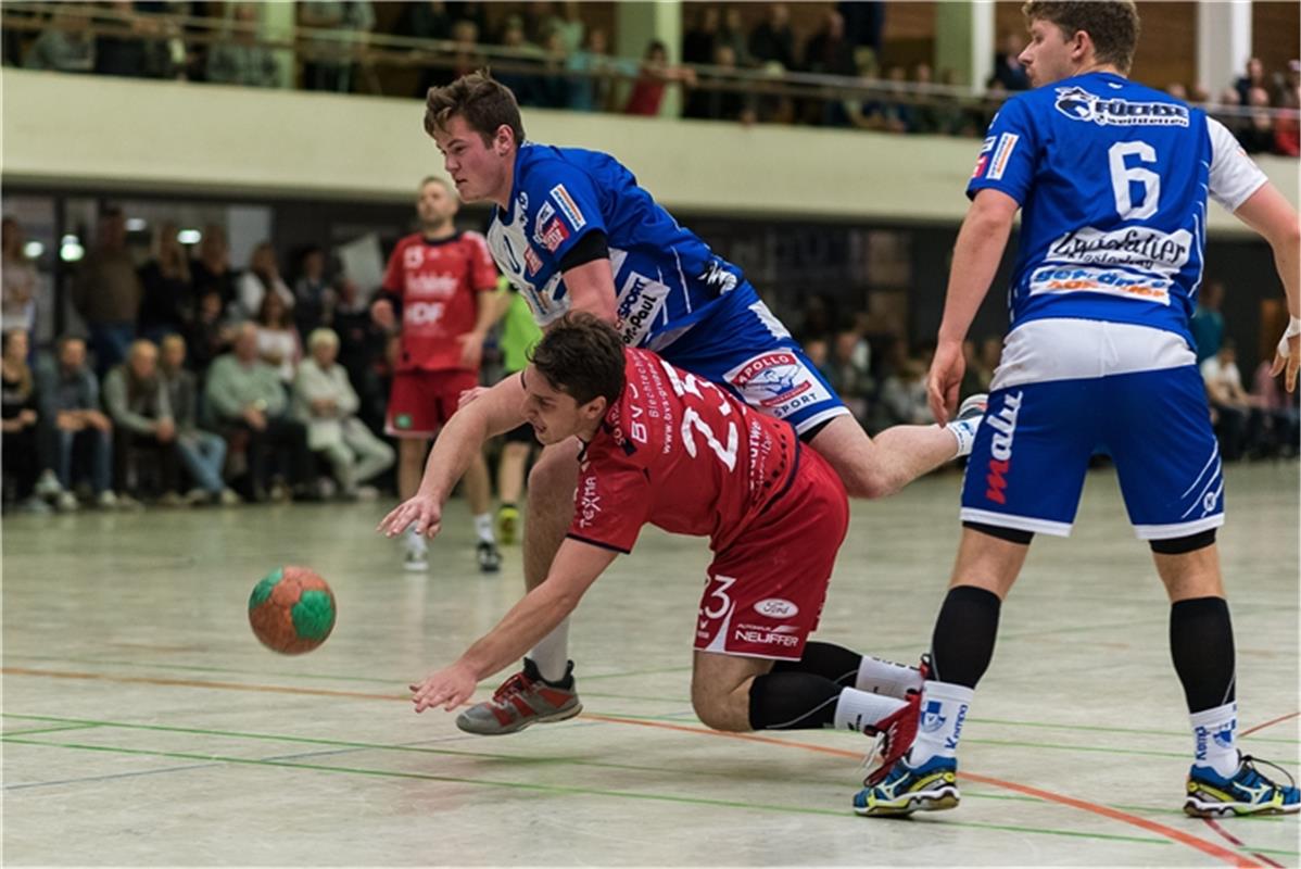 Eric Single (TV Weilstetten #20), Dominic Rose (SG H2Ku Herrenberg #23), Fabian ...