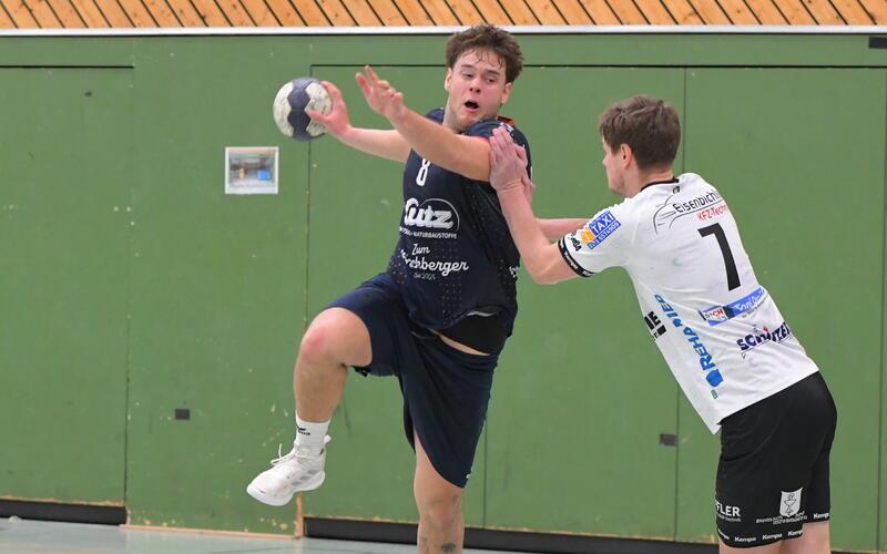 Erzielte über die Hälfte der SG-Treffer: Louis Eckert. GB-Foto: Gebhardt