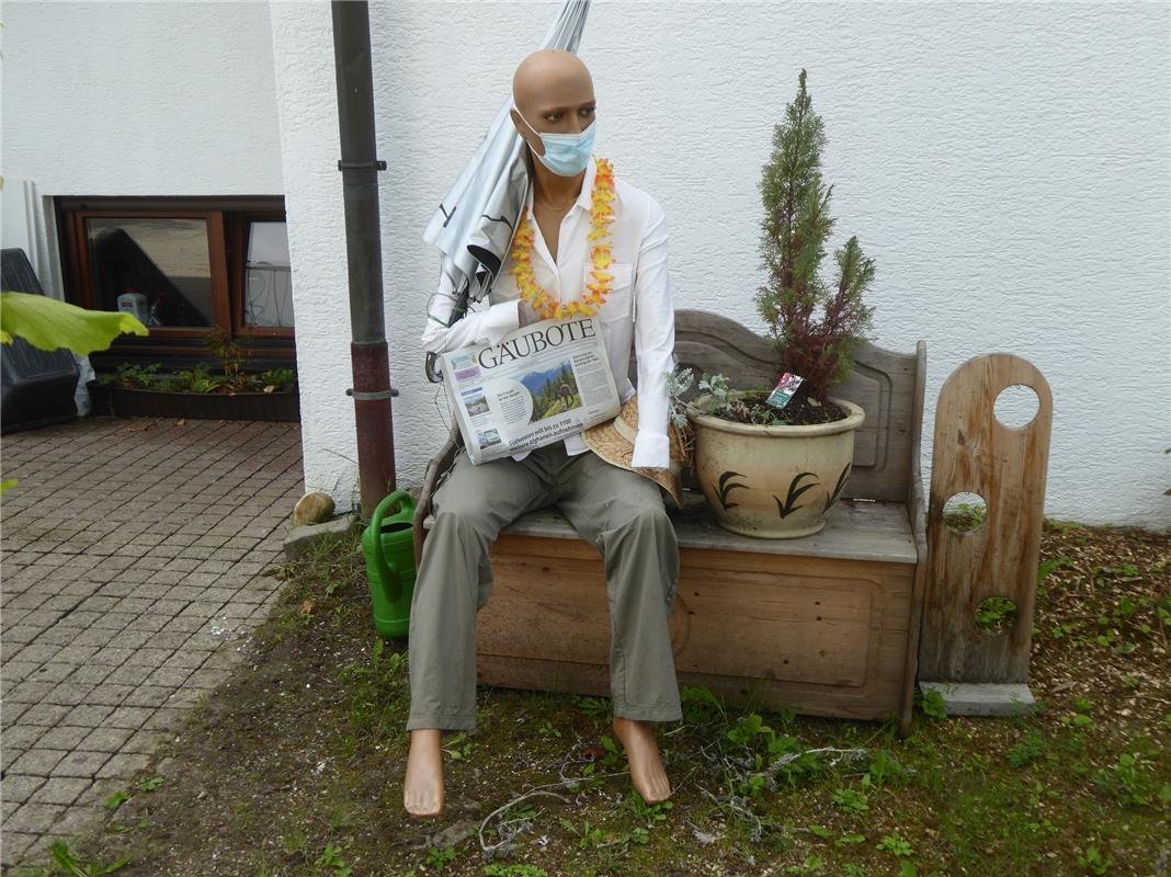 Es gibt noch Zeitungverkäufer in Rohrau, berichtet Hans-Joachim Borowy  