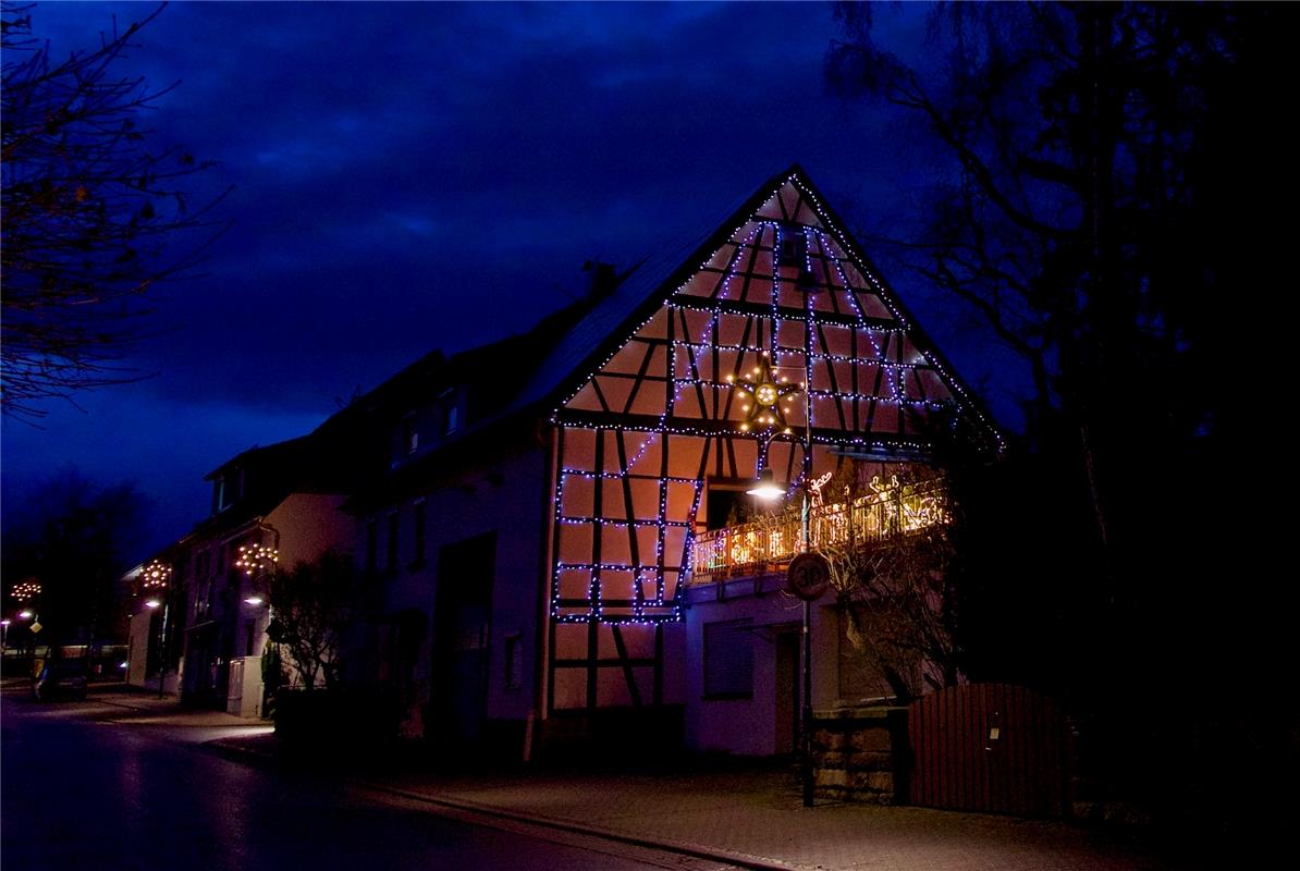 Eugen Zimmermann aus Bondorf meint: "Es weihnachtet sehr!"