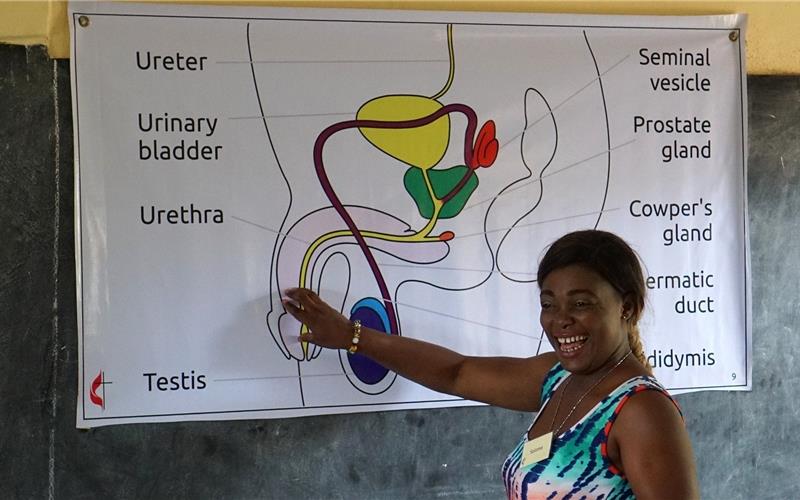 Familie Janietz engagiert sich in der Sexualaufklärung in Sierra Leone GB-Fotos: gb