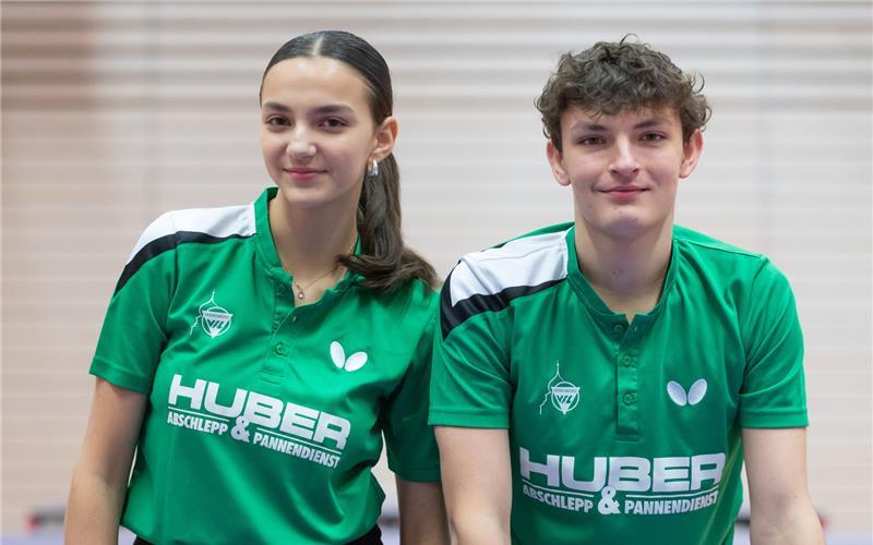 Fatme und Mahmoud El Haj Ibrahim vertraten im niedersächsischen Dissen die Farben der Arge Leistungssport Baden-Württemberg. GB-Foto: Vecsey