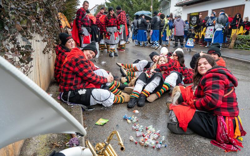Bilder vom Pferdemarkt und Fasnetstreiben in Herrenberg