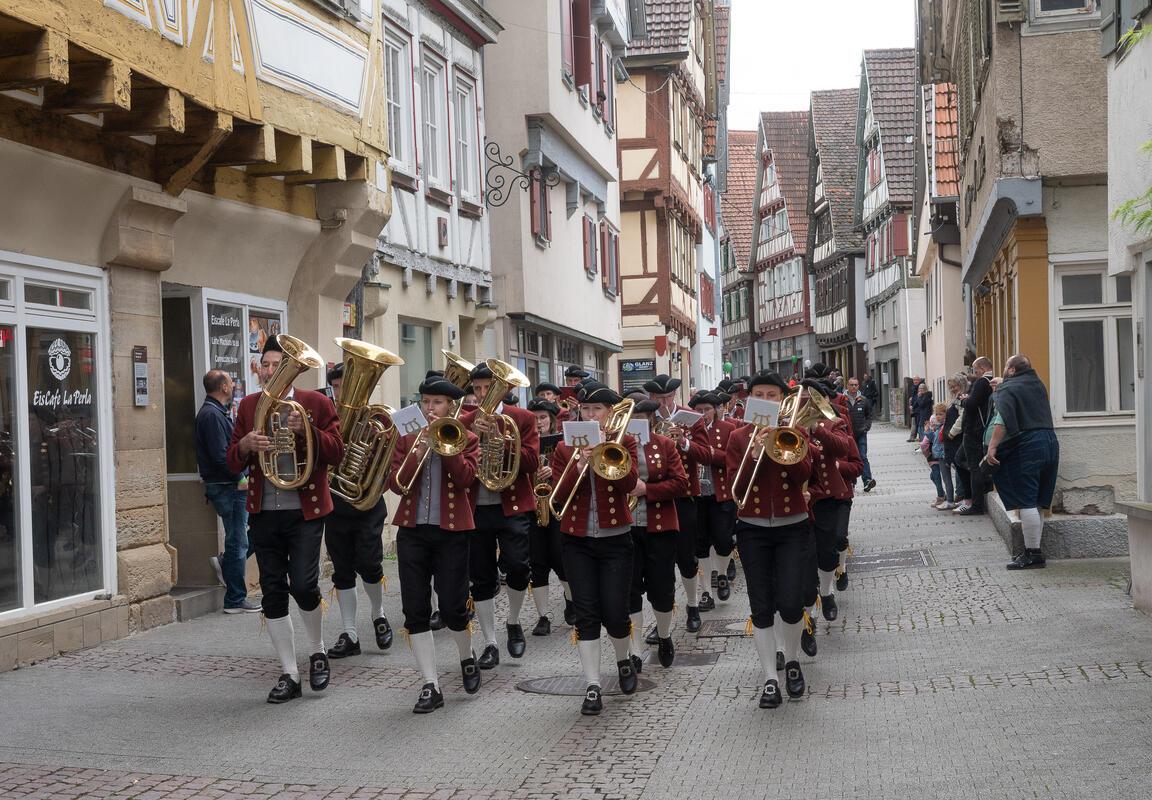 Festumzug Musiktage Stadtkapelle Herrenberg 5 / 2026 Foto: Schmidt