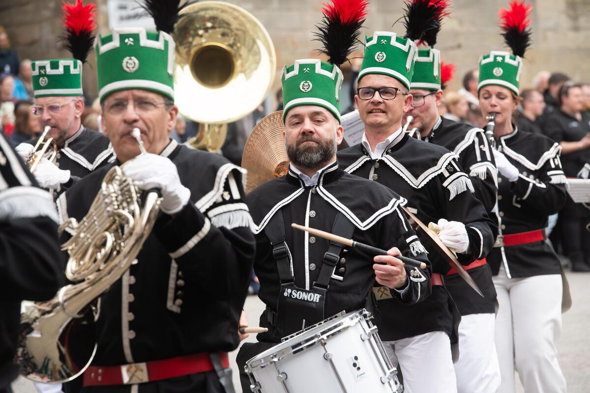 Festumzug Musiktage Stadtkapelle Herrenberg 5 / 2026 Foto: Schmidt