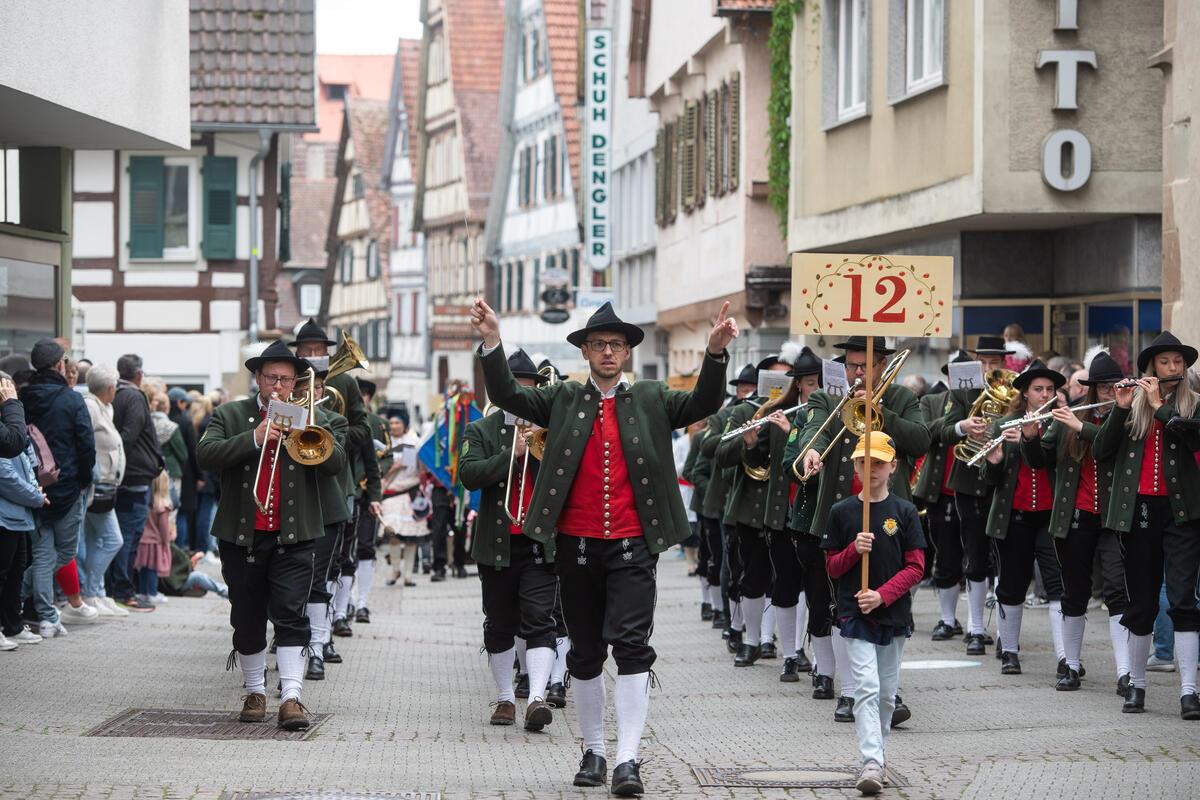 Festumzug Musiktage Stadtkapelle Herrenberg 5 / 2026 Foto: Schmidt