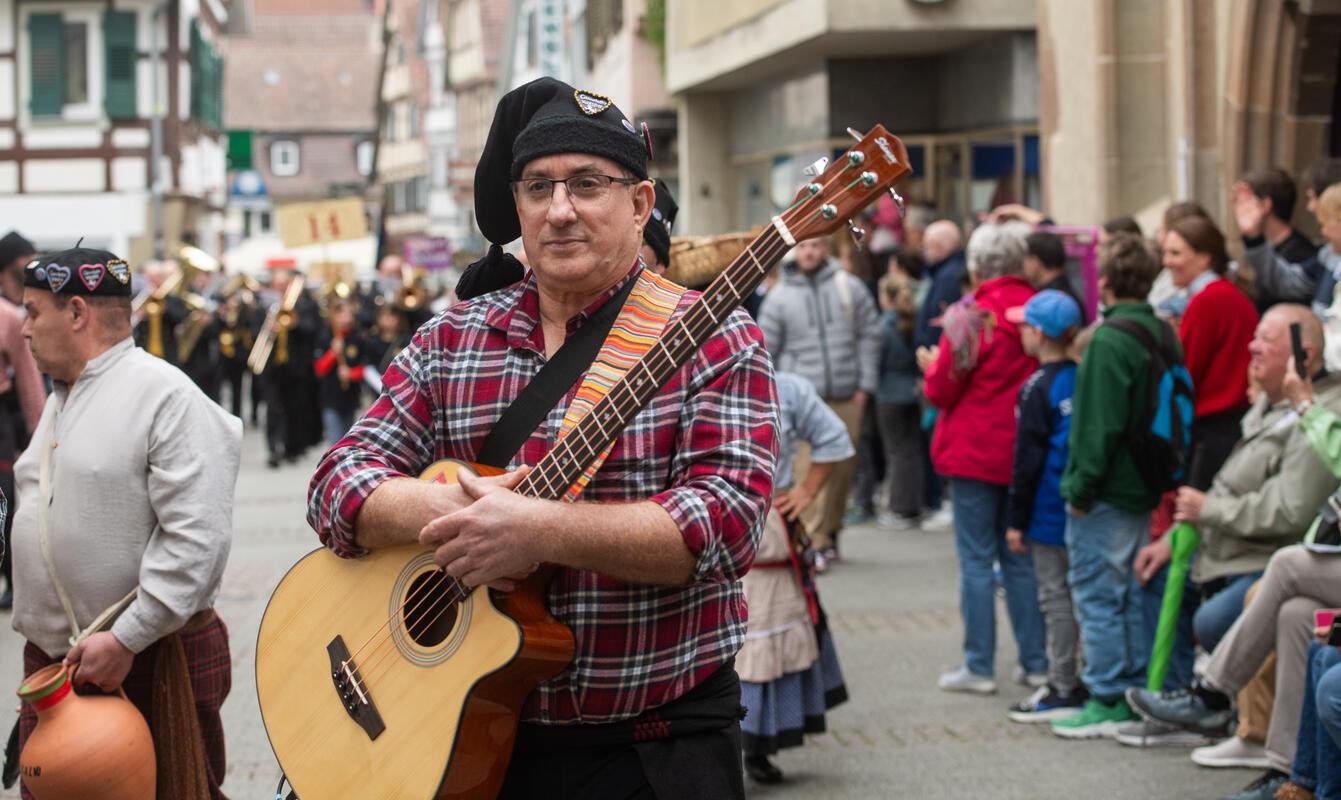 Festumzug Musiktage Stadtkapelle Herrenberg 5 / 2026 Foto: Schmidt