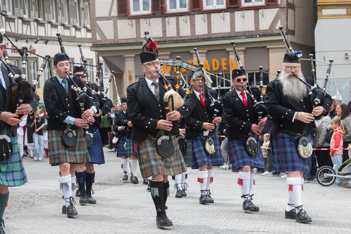 Festumzug Musiktage Stadtkapelle Herrenberg 5 / 2026 Foto: Schmidt