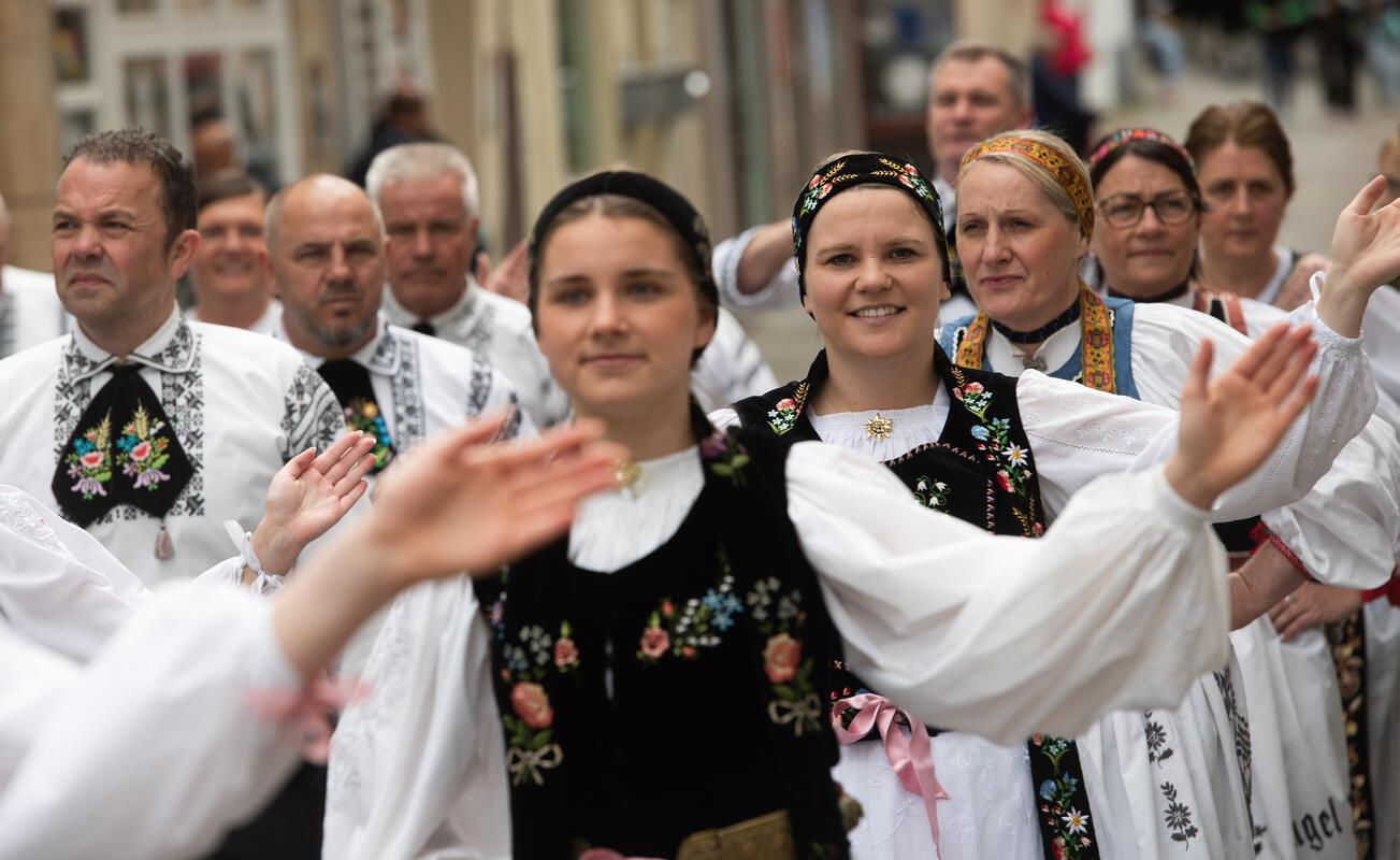 Festumzug Musiktage Stadtkapelle Herrenberg 5 / 2026 Foto: Schmidt