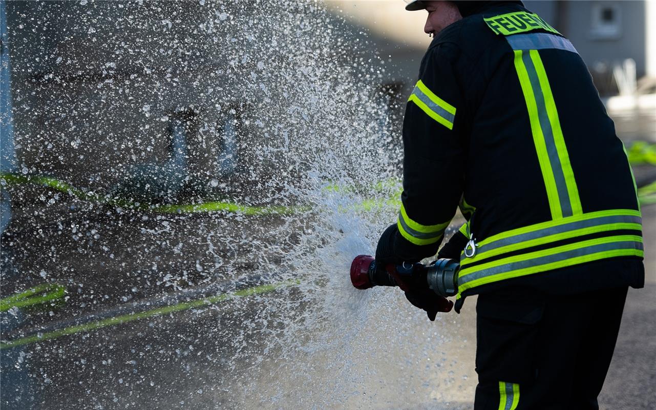 Feuerwehrübung Bondorf  10 / 2019 Foto: Schmidt