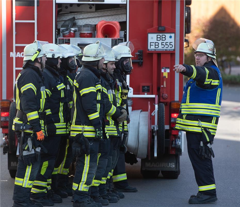 Feuerwehrübung Bondorf  10 / 2019 Foto: Schmidt