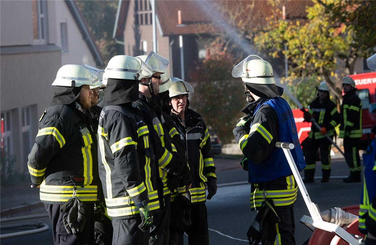 Feuerwehrübung Bondorf  10 / 2019 Foto: Schmidt