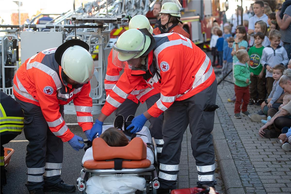 Feuerwehrübung Bondorf  10 / 2019 Foto: Schmidt