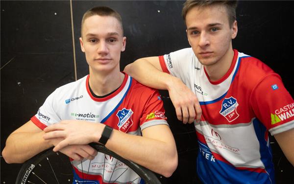 Finale als Ziel: Simon Becker (rechts) und Jannes Müller GB-Foto: Schmidt