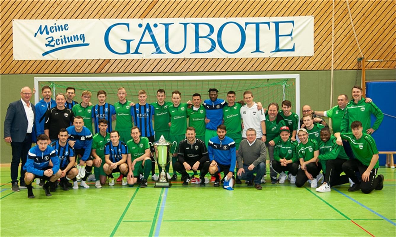 Finalteilnehmer Herrenberg und Nagold Gäubote Cup Fußball Turnier des VfL Herren...