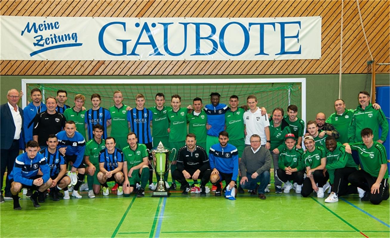 Finalteilnehmer Herrenberg und Nagold Gäubote Cup Fußball Turnier des VfL Herren...