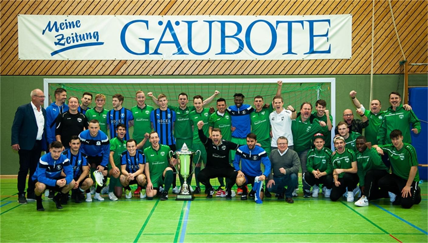 Finalteilnehmer Herrenberg und Nagold Gäubote Cup Fußball Turnier des VfL Herren...