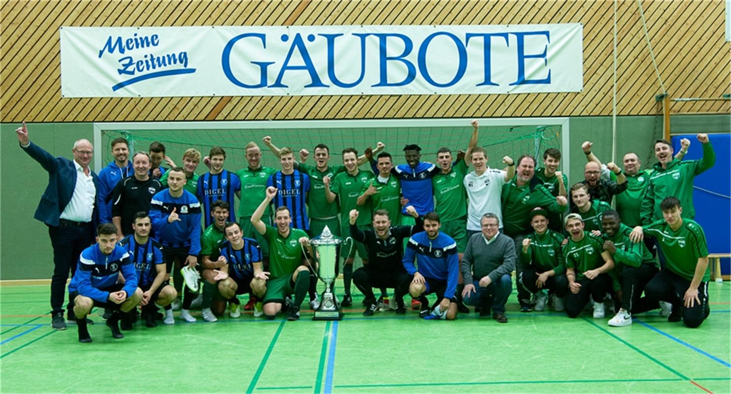 Finalteilnehmer Herrenberg und Nagold Gäubote Cup Fußball Turnier des VfL Herren...