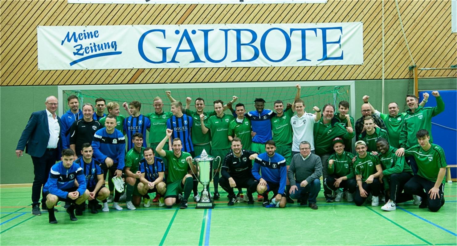 Finalteilnehmer Herrenberg und Nagold Gäubote Cup Fußball Turnier des VfL Herren...