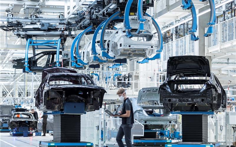 Factory 56 als Zukunft der Produktion Flexible Produktion bei Mercedes-Benz GB-Foto: Daimler AG