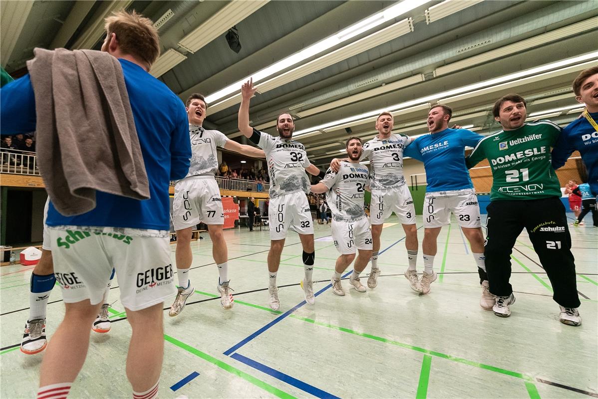 Florian Frank (TSV 1866 Weinsberg #32), Sven Koenig (TSV 1866 Weinsberg #24), Ma...