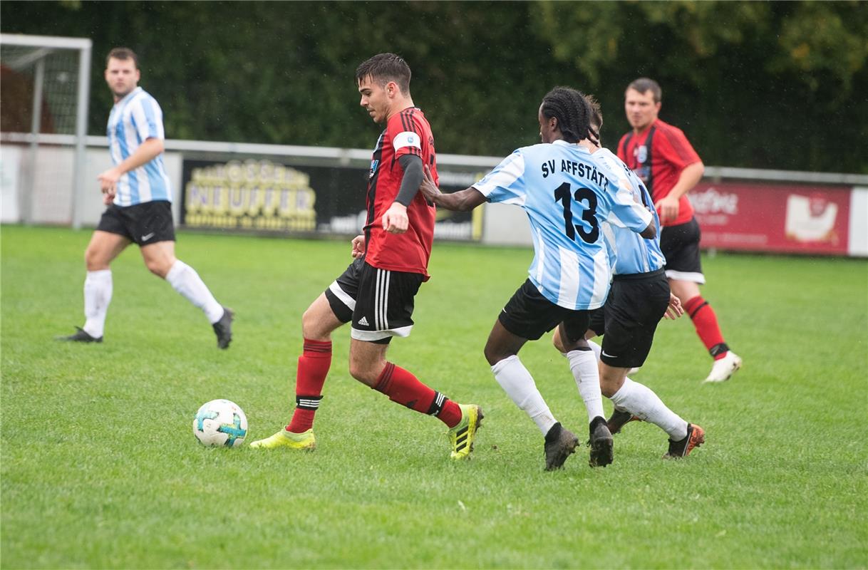 Foto:  Schmidt David Zaid Affstätt   Fußball 8 / 2020 Affstätt gegen Gültstein F...